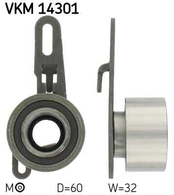 SKF Feszítőgörgő, vezérműszíj VKM14301_SKF